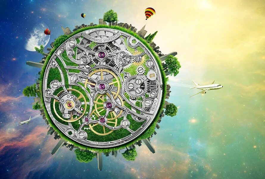 Мир и человек как механизм. Ацуши кояма картины. Вселенная будущего. Изобилие вселенной. Восприятие арт.