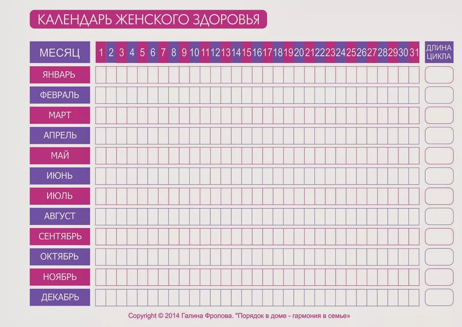 По месяцам рассчитать месячные. Календарь менструационного цикла. Таблица менструационного цикла. Календарь женского здоровья. Женский календарь месячных.