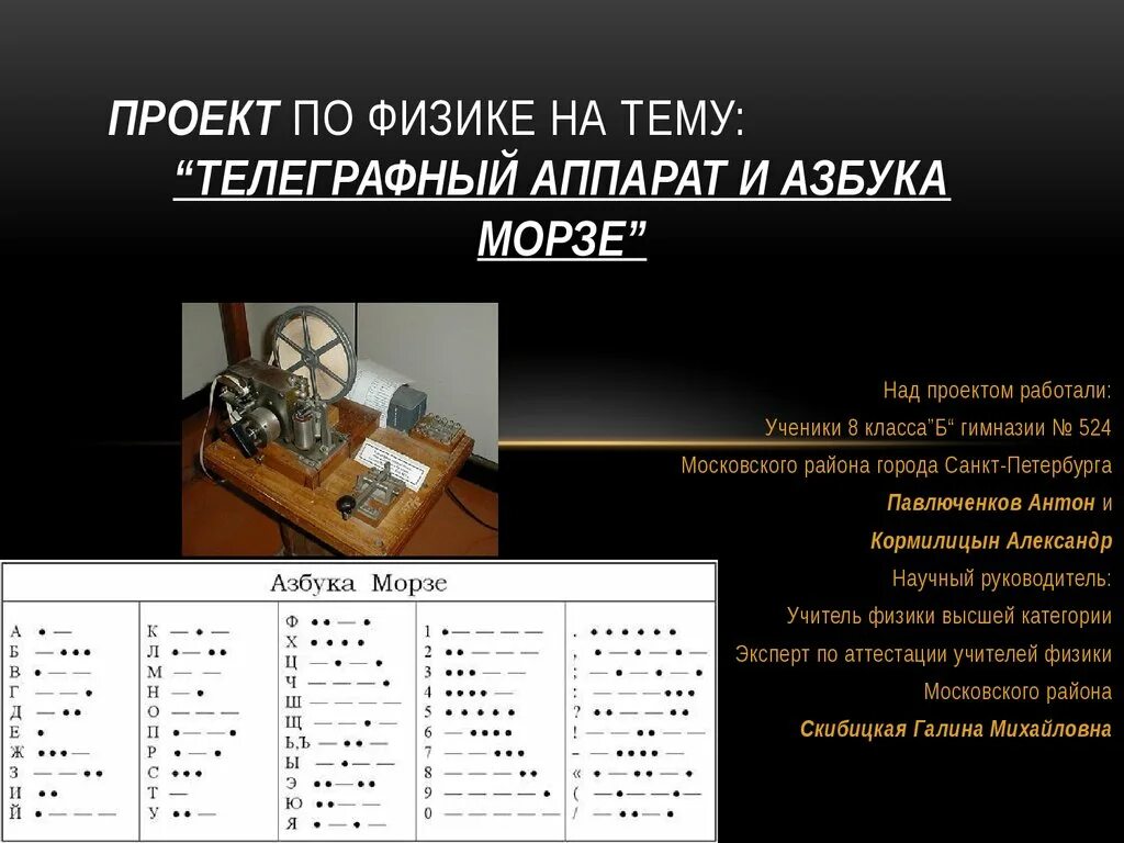 Радио сообщение по физике