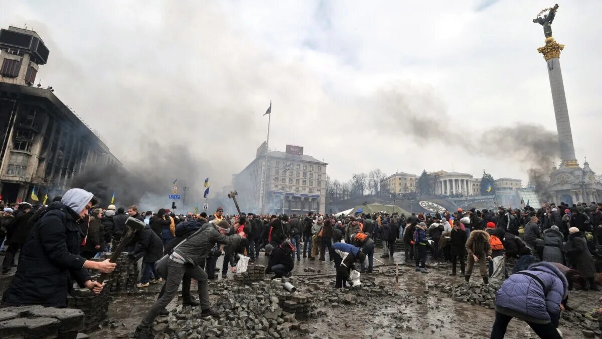 Украина 2014 Майдан Незалежности. Халықтық майдан