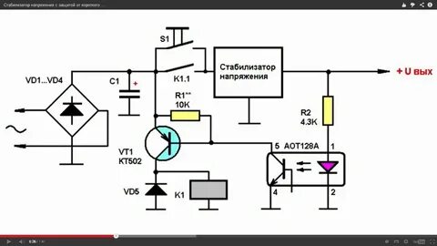 Защитное устройство блока питания