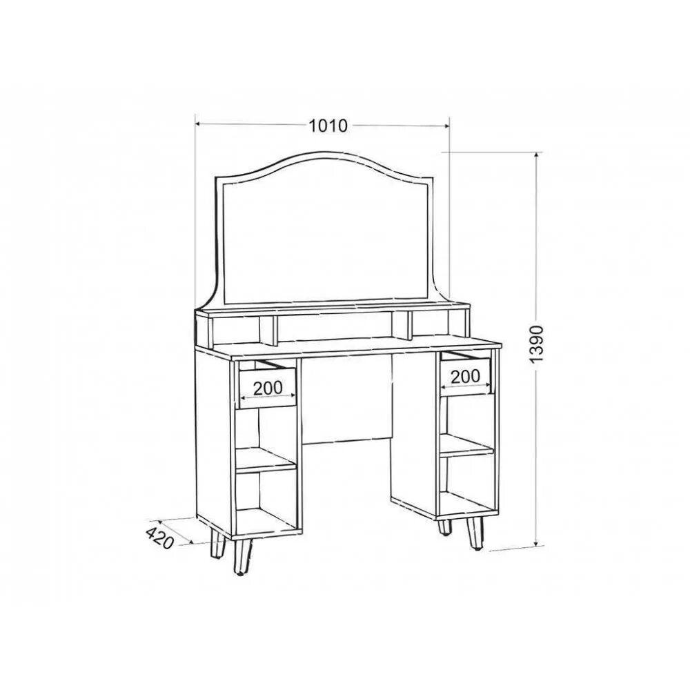 Трюмо Румба. Туалетный столик Размеры. Туалетный столик чертеж. Чертеж туалетного столика с зеркалом. Сборка стола туалетного