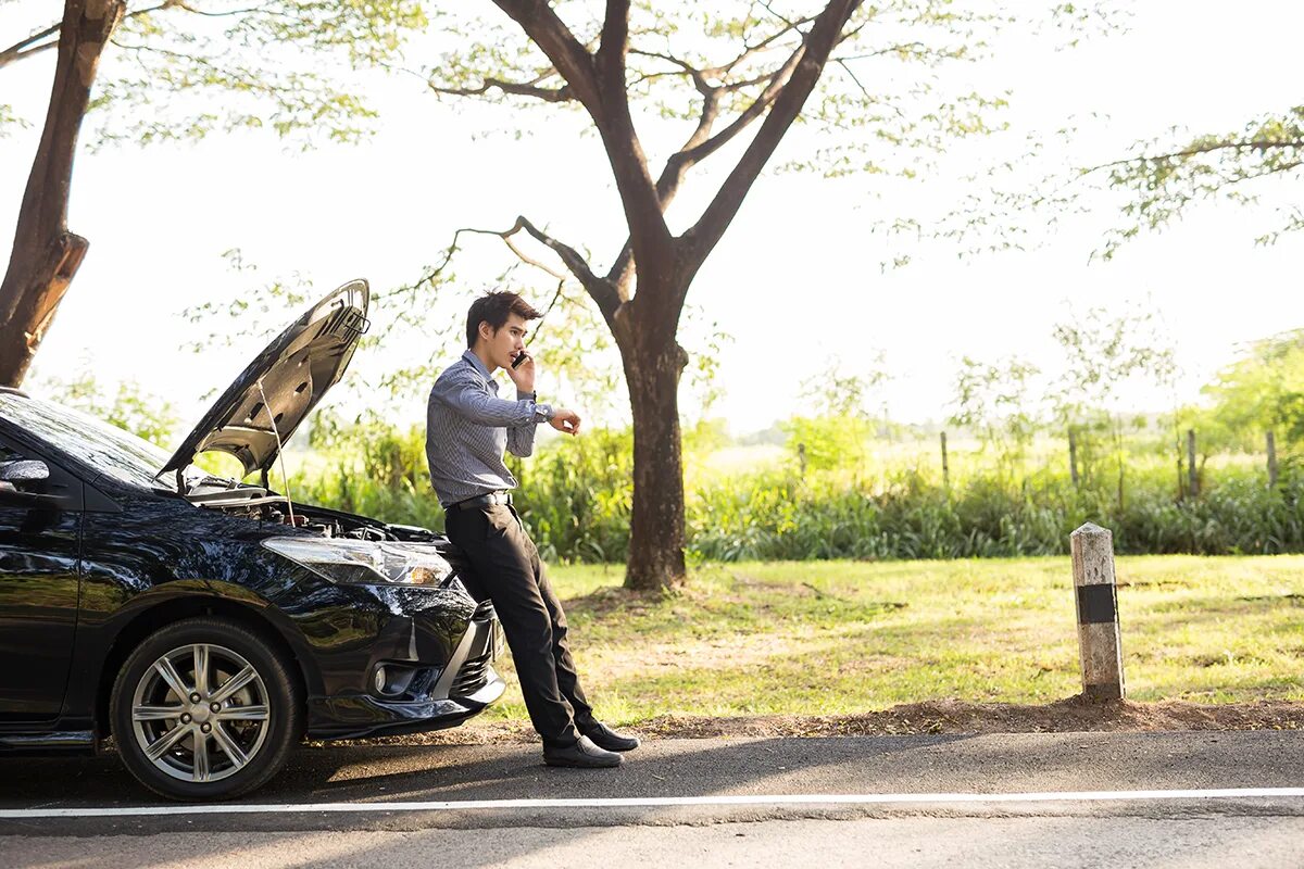 Go in your car