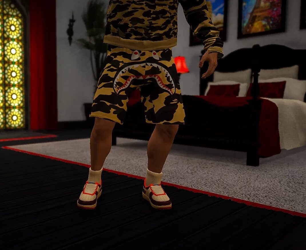 Гта шорты. ГТА 5 Bape. Штаны Bape GTA 5. Сет Bape ГТА 5 РП. Бейп в ГТА 5.