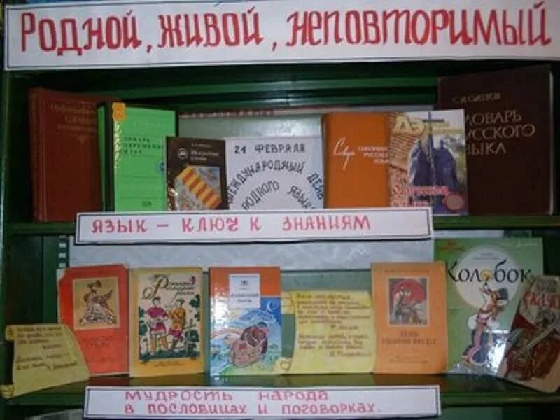 Книжная выставка ко Дню русского языка. Книжная выставка о родном языке в библиотеке. Международный день родного языка выставка в библиотеке. Выставка к Международному Дню русского языка.