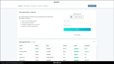 Нвути сервис мгновенных игр. 