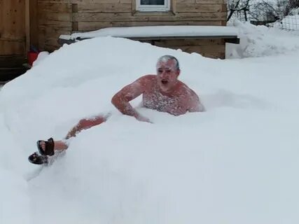 Баня после зимы