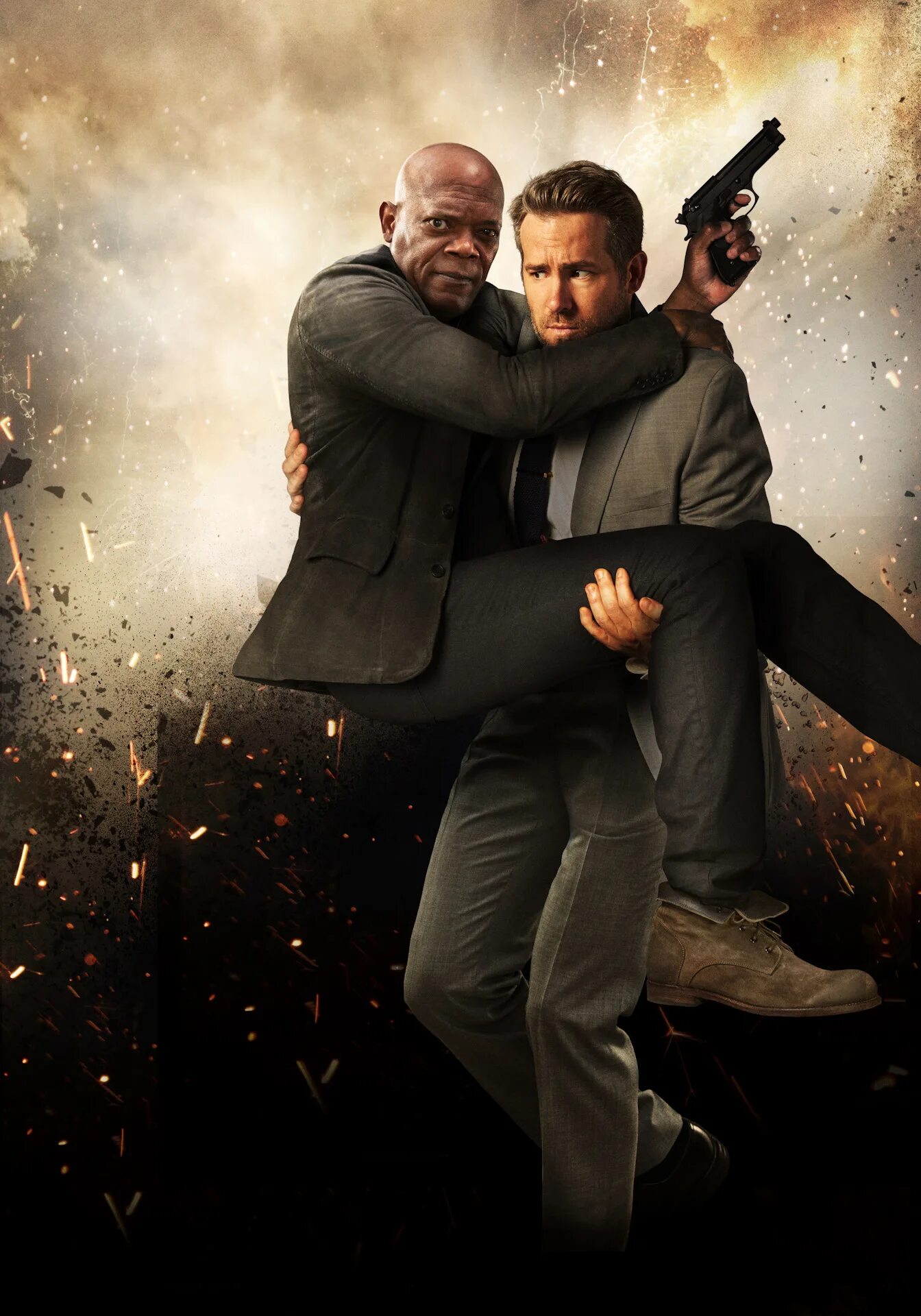 Телохранитель киллера (2017) the Hitman's Bodyguard. Телохранитель киллера 2017 Постер. Самуэль Джексон телохранитель.