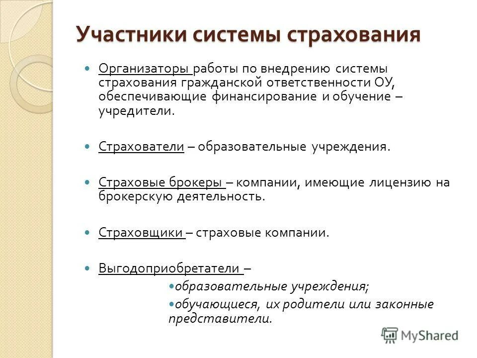 система страхования цен