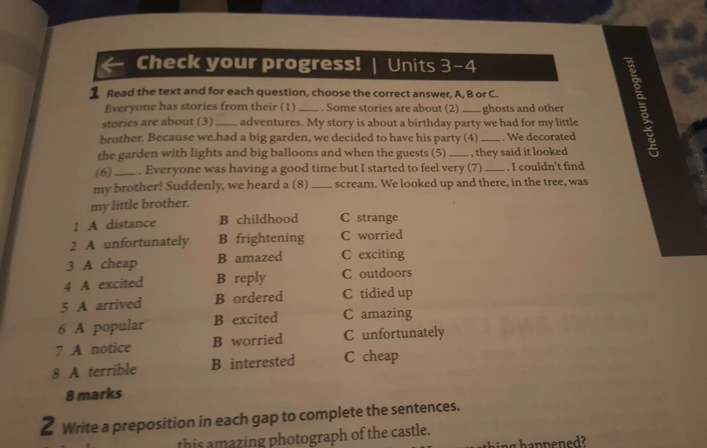 Read the texts and choose the correct ответы. For each question choose the correct answer a b or c. Choose the answer. Read and choose 2 класс.