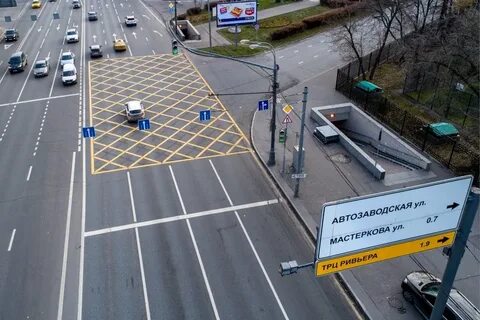 Перекресток участок дороги