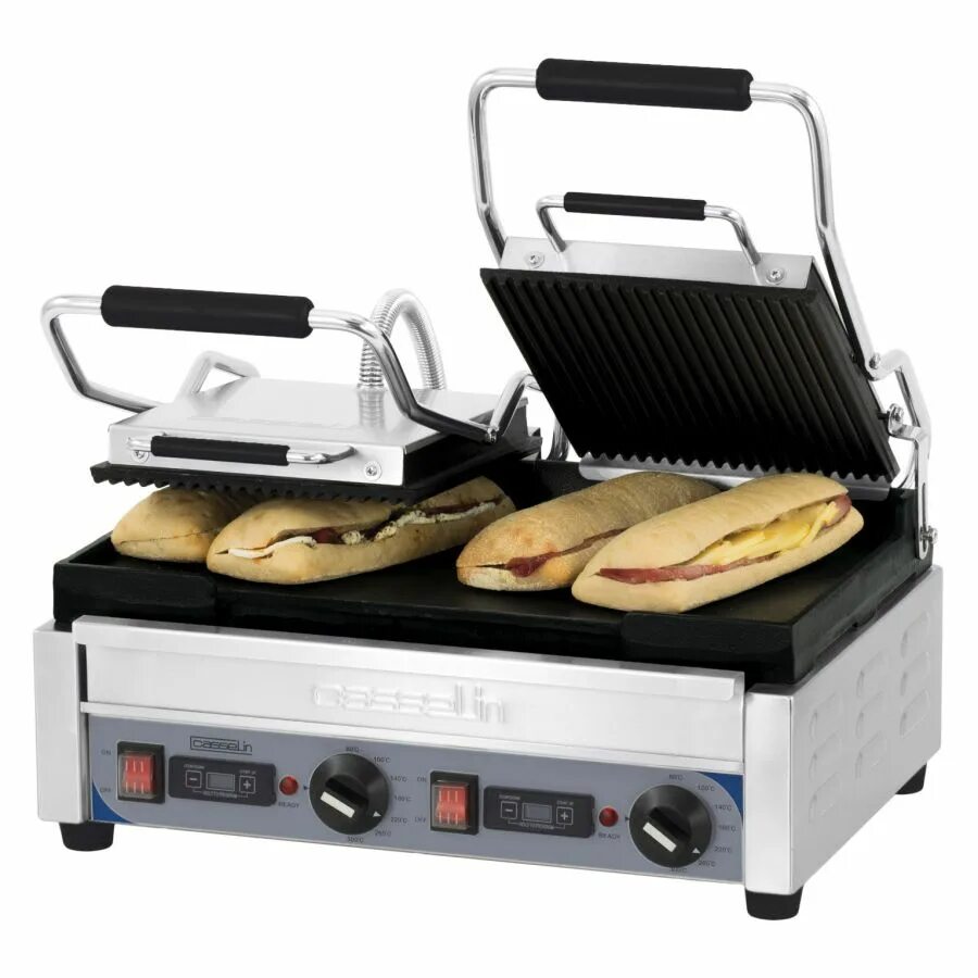 Электрогриль panini grill. Контактный гриль, тостер, 50-310 c, 50x25 cm 8850.05530.02. Контактный гриль. Панини гриль. Премиум гриль.