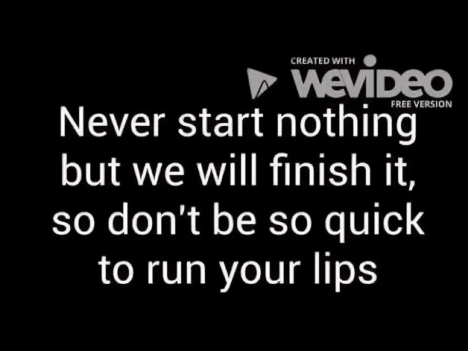 Start from nothing. Start from nothing