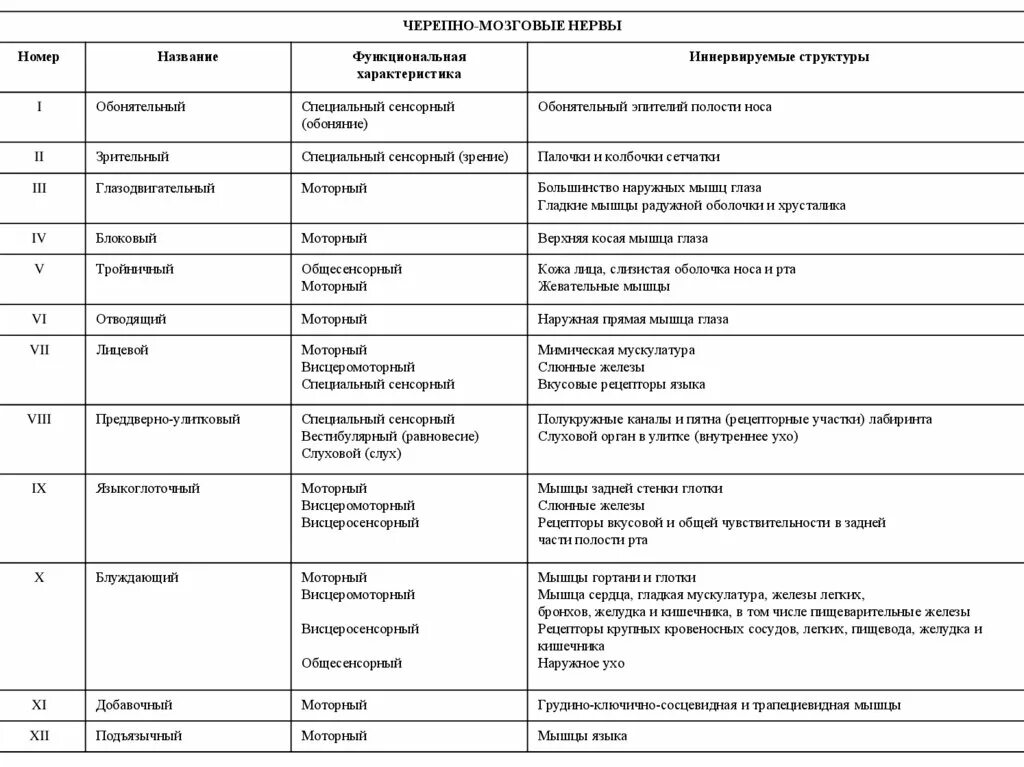 Черепные нервы симптомы. Иннервация черепных нервов таблица. Расположение черепно мозговых нервов таблица. Таблица ЧМН 12 пар неврология. Таблица 1 расположение черепно мозговых нервов.
