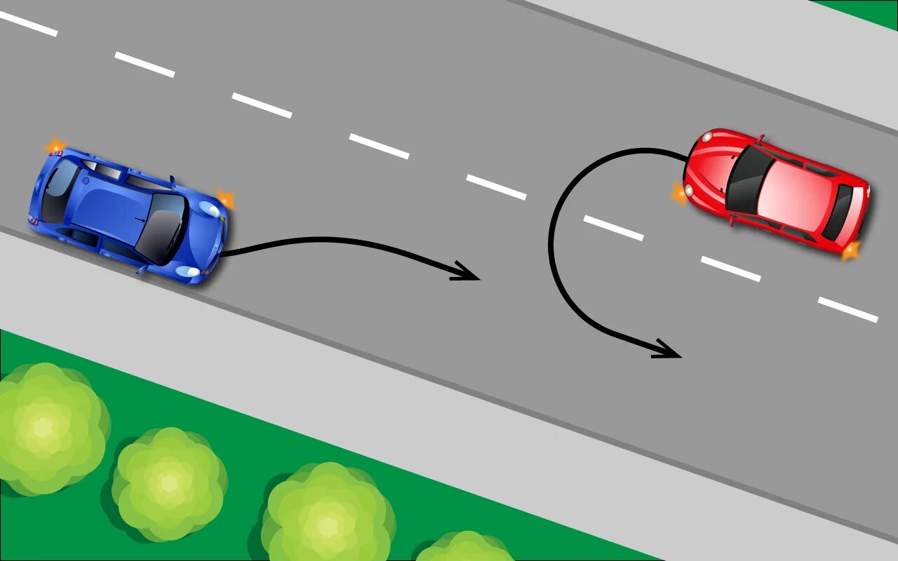 Разворот на проезжей части вне перекрестка. Разворот на двух полосний дороги. Разворот машины. Поворот разворот вне перекрестка.