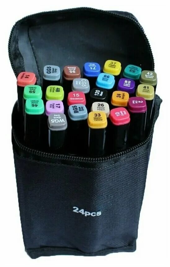 набор профессиональных двухсторонних маркеров в чехле. маркеры touch raven 24 шт. маркеры touch raven 80 шт. фломастеры mazari fantasia. набор фломастеров для скетчинга 204.
