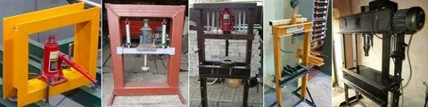 Гидравлический пресс изготовлен с использованием двух