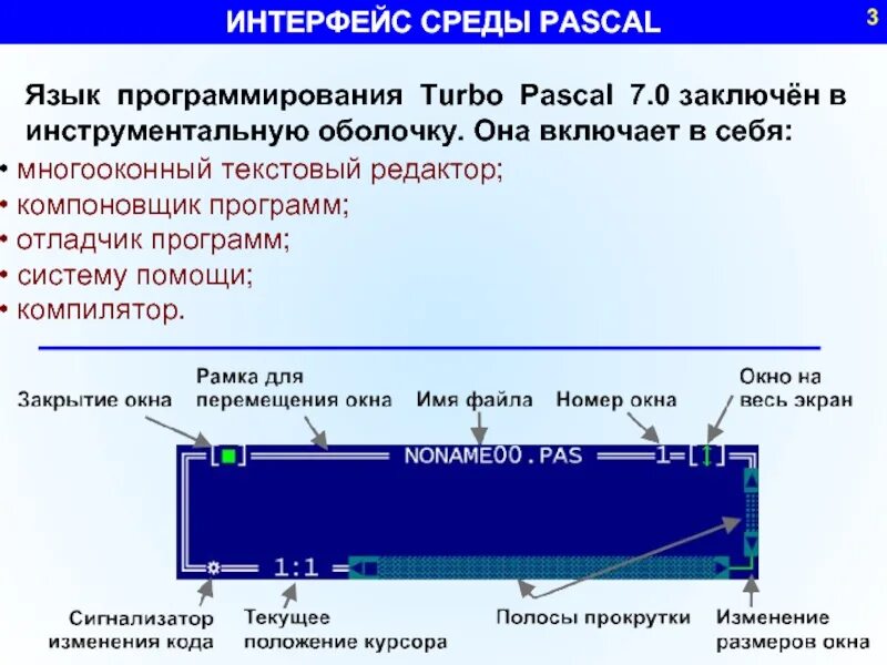 Установка интегрированных сред программирования библиотек компиляторов модулей. Интерфейс системы программирования турбо паскаль. среда программирования pascal. паскаль язык программирования интерфейс. среда программирования turbo pascal.