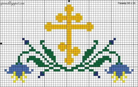 Схема креста вышивка крестиком