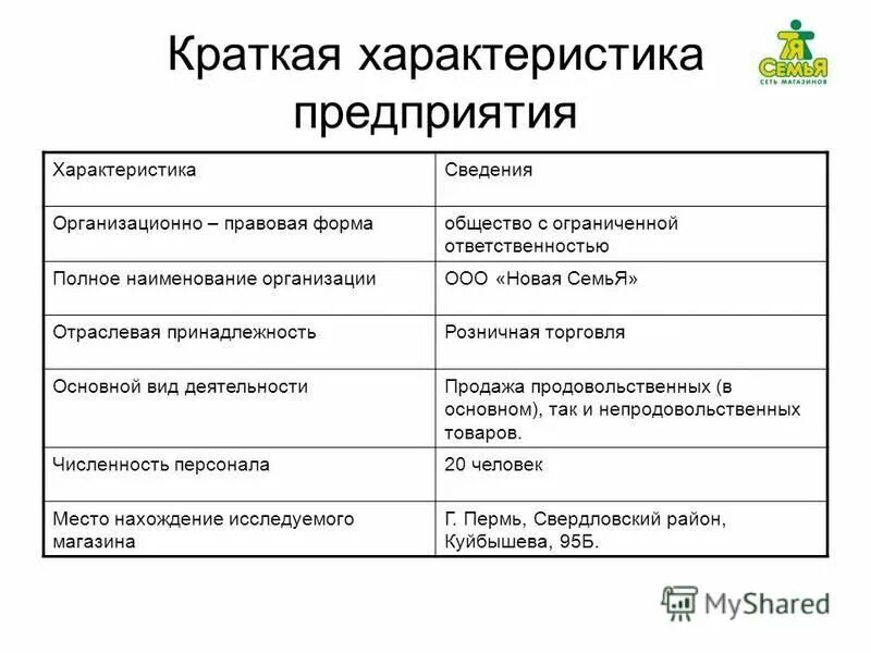 Примеры деятельности ооо. Краткая характеристика компании. Характеристика предприятия. Краткая характеристика организации. Краткая характеристика организации образец.