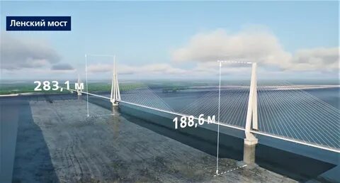 Где строят мост через лену