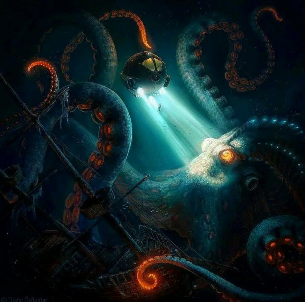 Гигантский осьминог кракен. Гигантский осьминог кракен. Гигантский осьминог кракен. Про кракена. Кракен 2006.