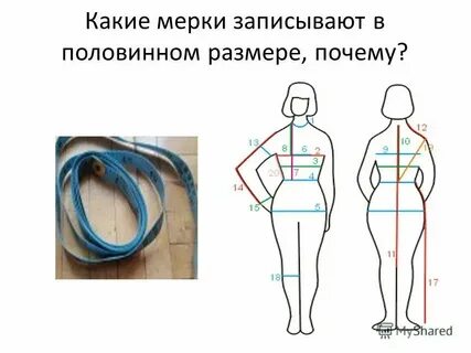 Мерки которые записывают полностью