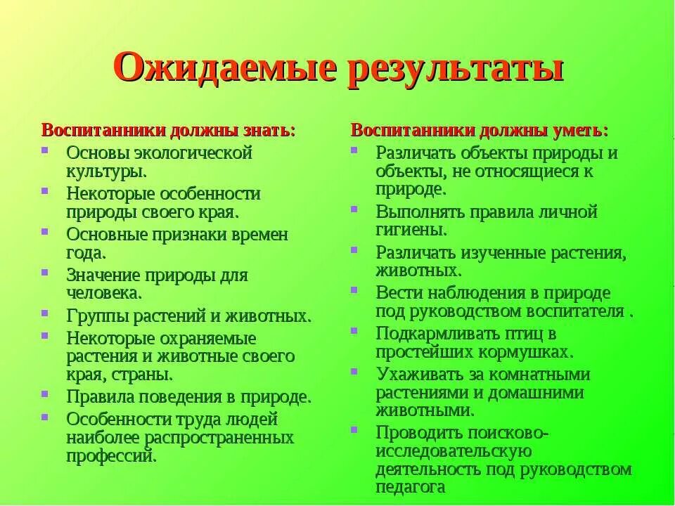 Формы работы по экологическому воспитанию в ДОУ. Результат экологического воспитания в ДОУ. Результаты экологического воспитания дошкольников. Ожидаемые Результаты экологического воспитания. Экологическое воспитание результат