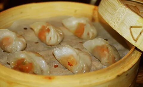Пельмени с креветками