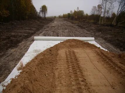 Геотекстиль для дороги