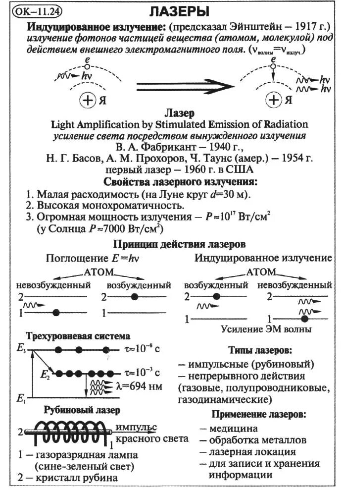 Опорные конспекты шаталова по физике. Опорный конспект по физике. Кинематика шпаргалка по физике 10 класс. Принцип действия лазера физика 11 класс. Опорный конспект по физике.