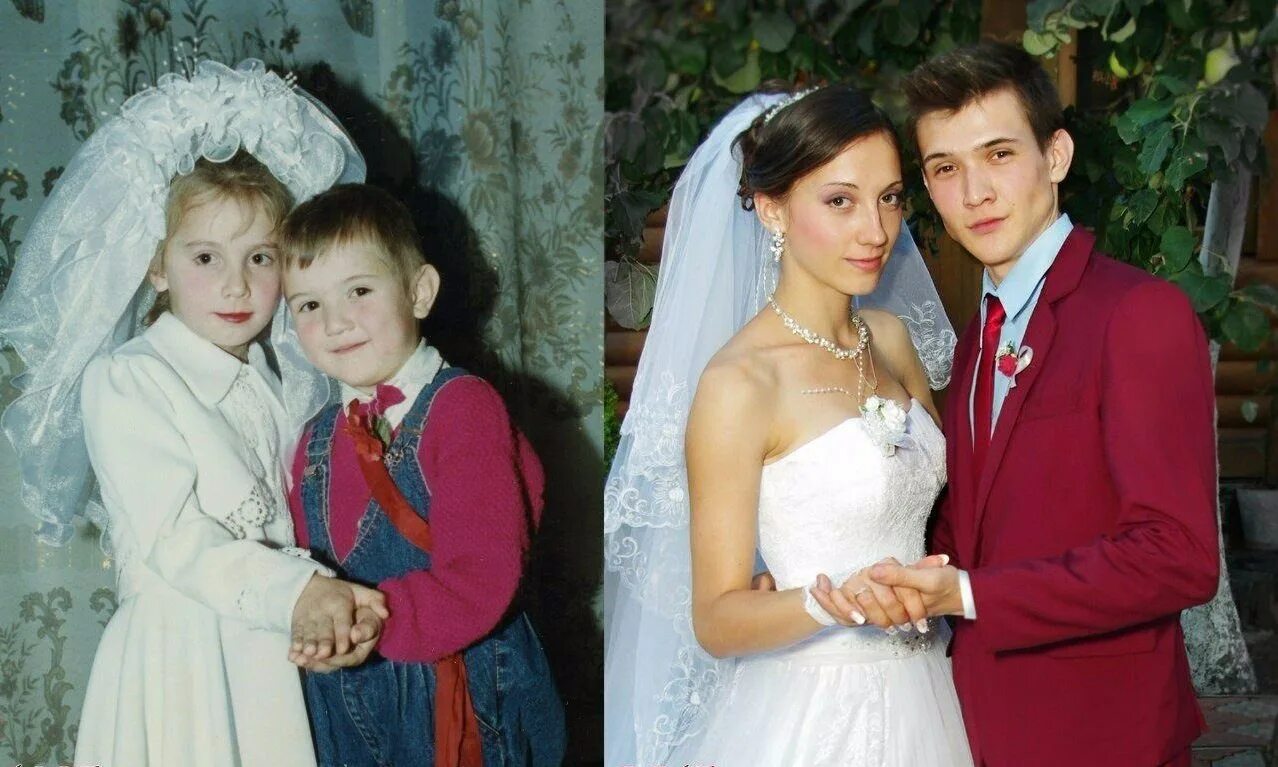 Спустя 10 лет вышла замуж. Фото 10 лет спустя. свадебная фотосессия 10 лет спустя. фото 20 лет спустя.