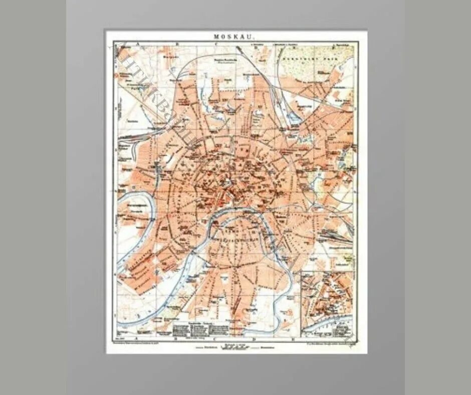 Антикварные карты магазин. План Москвы в 1905 году. План города Москвы 1911. Карта Москвы 1905 года. Карта Москвы 1911 года.