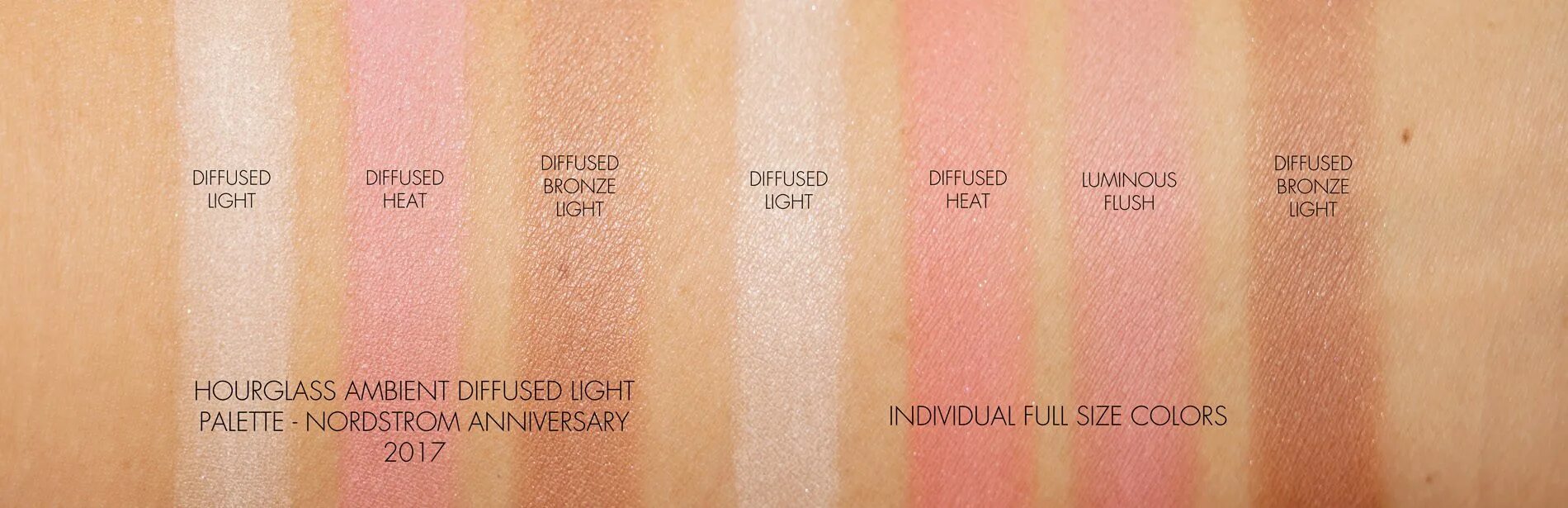 Diffuse light. Hourglass ambient lighting powder luminous light. diffused light. hourglass diffused heat. ambient lighting blush sublime flush.