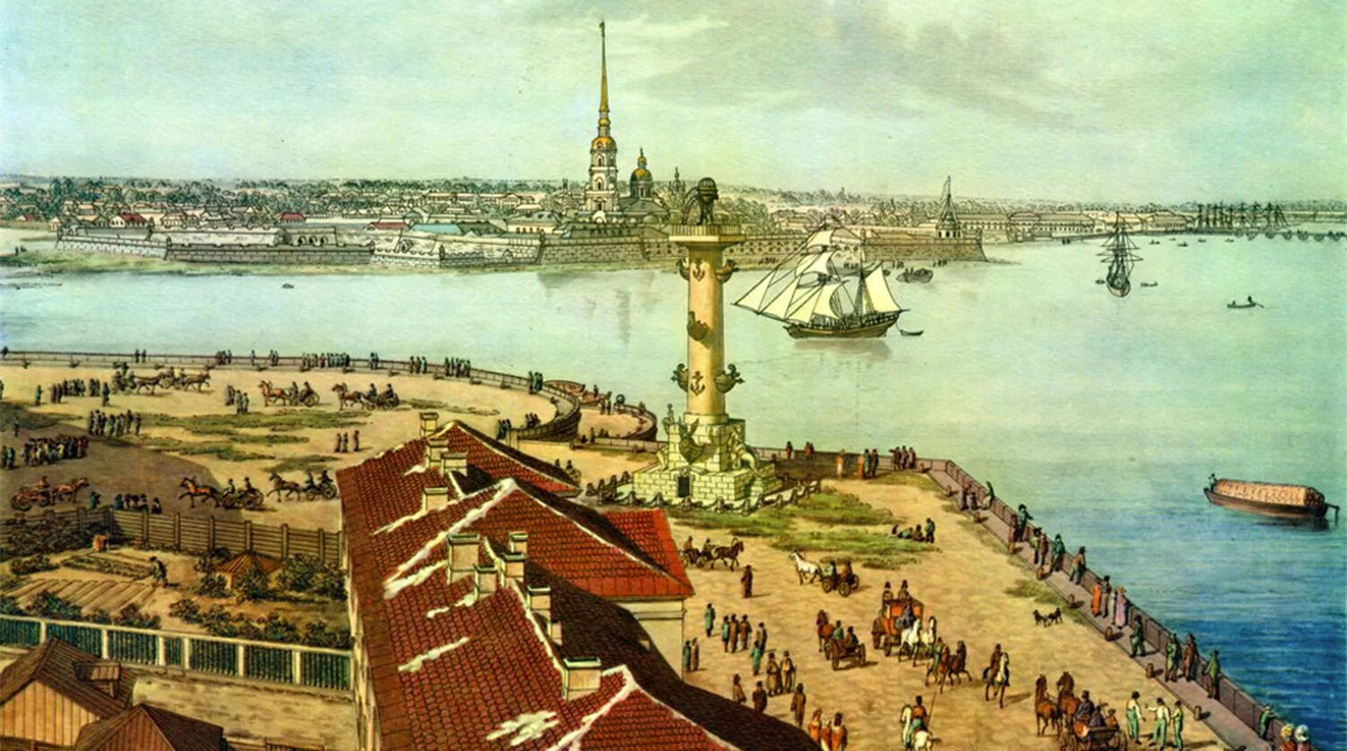 19 мая спб. Анжело Тозелли панорама Петербурга 1820 года. Санкт Петербург при ептр1.