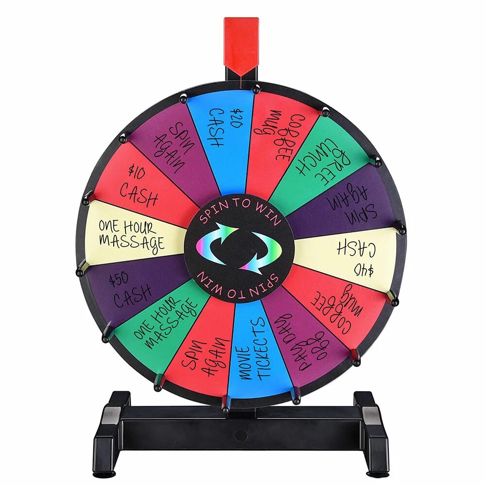 Wheel of Fortune. Fortune Spin. Color Wheel Roulette. Prize Wheel.