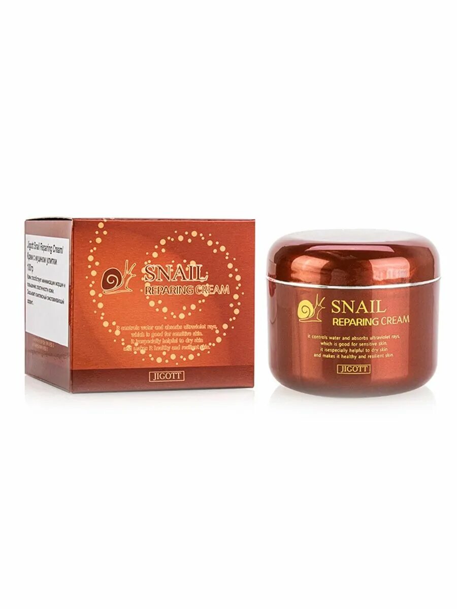 Snail repairing Cream Jigott 100ml. Крем Snail repairing Cream 99. Крем для лица Jigott Snail repairing Cream. Snail repairing Cream с улиткой для лица.