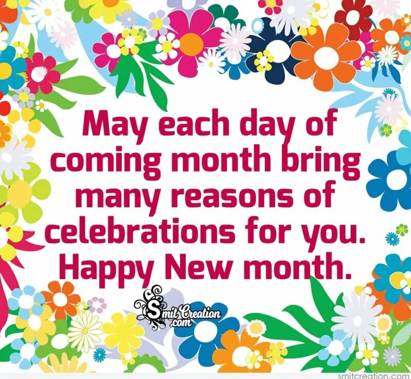 Happy New month. Happy New month messages. Открытка Happy New month. Happy New month Wishes.