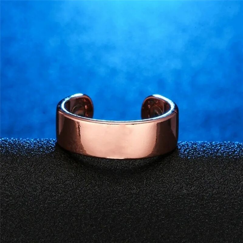 Колечко из струны. Магнитное кольцо. Кольцо-антихрап с магнитами розовое золото. Кольцо для стимуляции мужское.