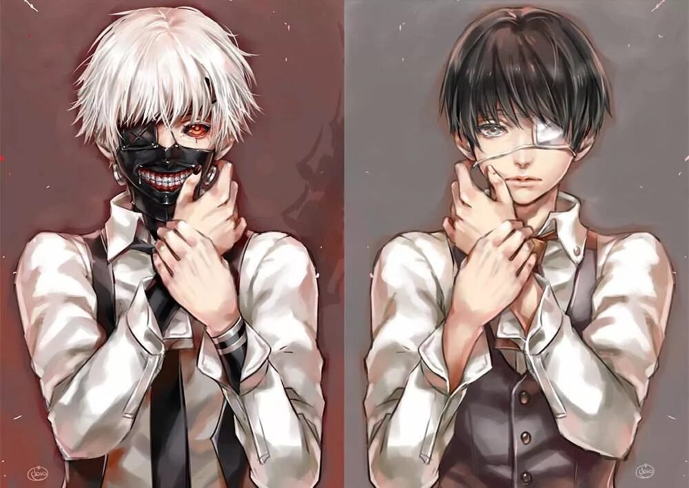 курейва токийский гуль. канеки кен меняет волосы. канеки кен превращение в гуля. канеки кен не гуль. канеки кен.