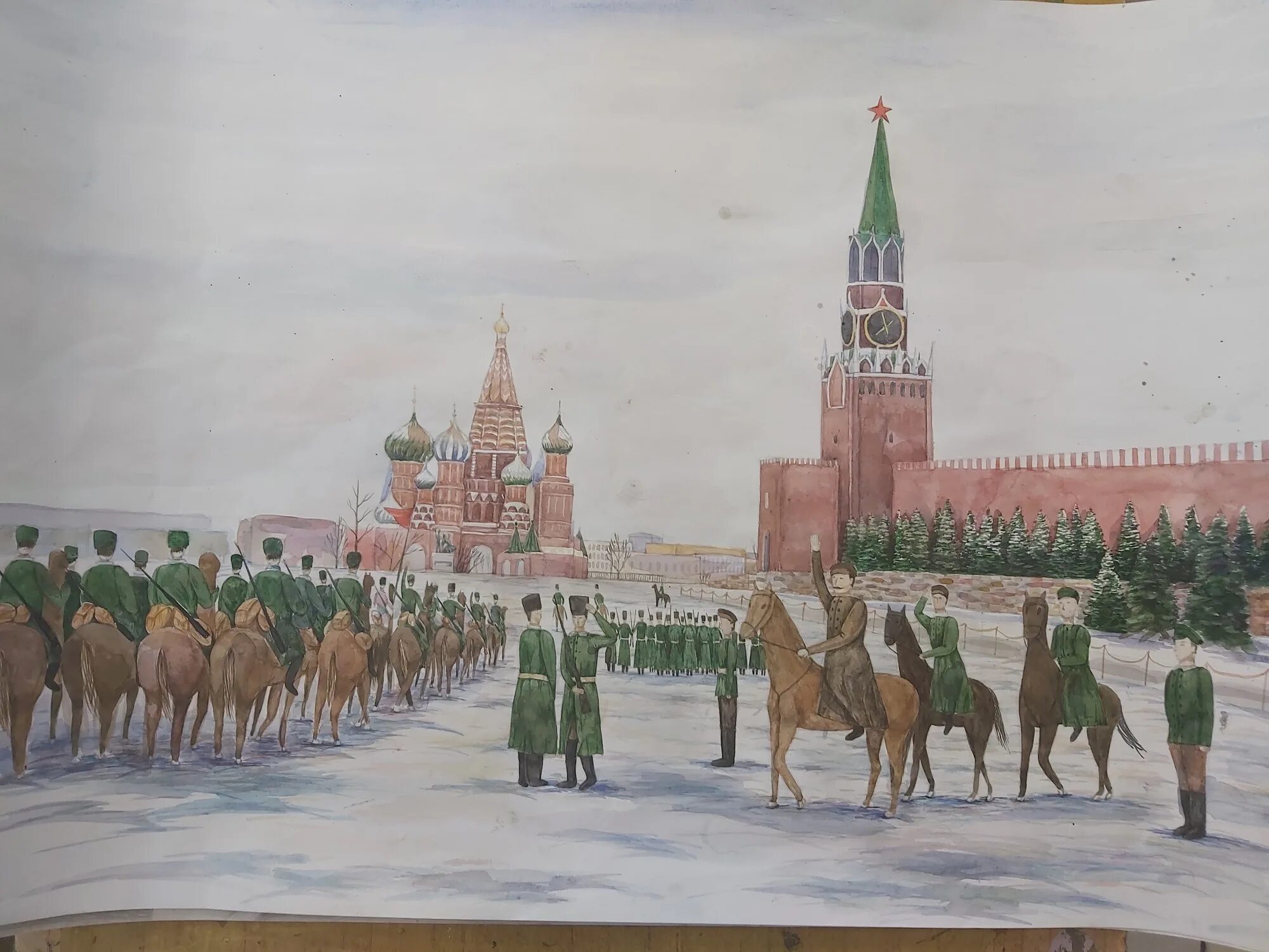 Парад на красной площади в Москве 7 ноября 1941 года Юон. К. Юон «парад на красной площади 7 ноября 1941 года». Юон парад на красной площади 7 ноября 1941.