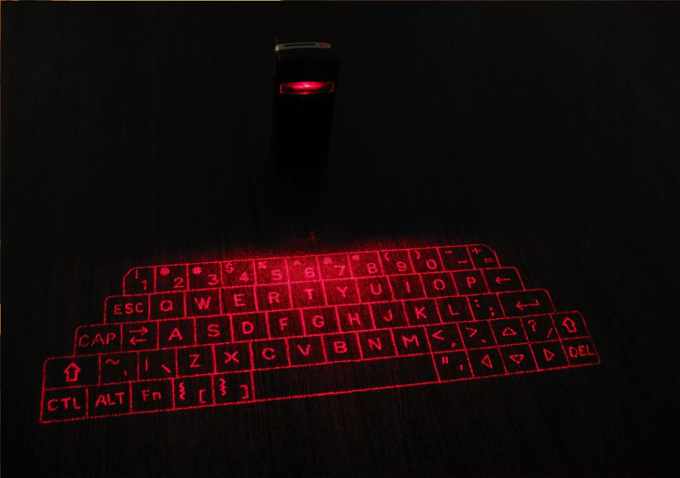 Laser keyboard