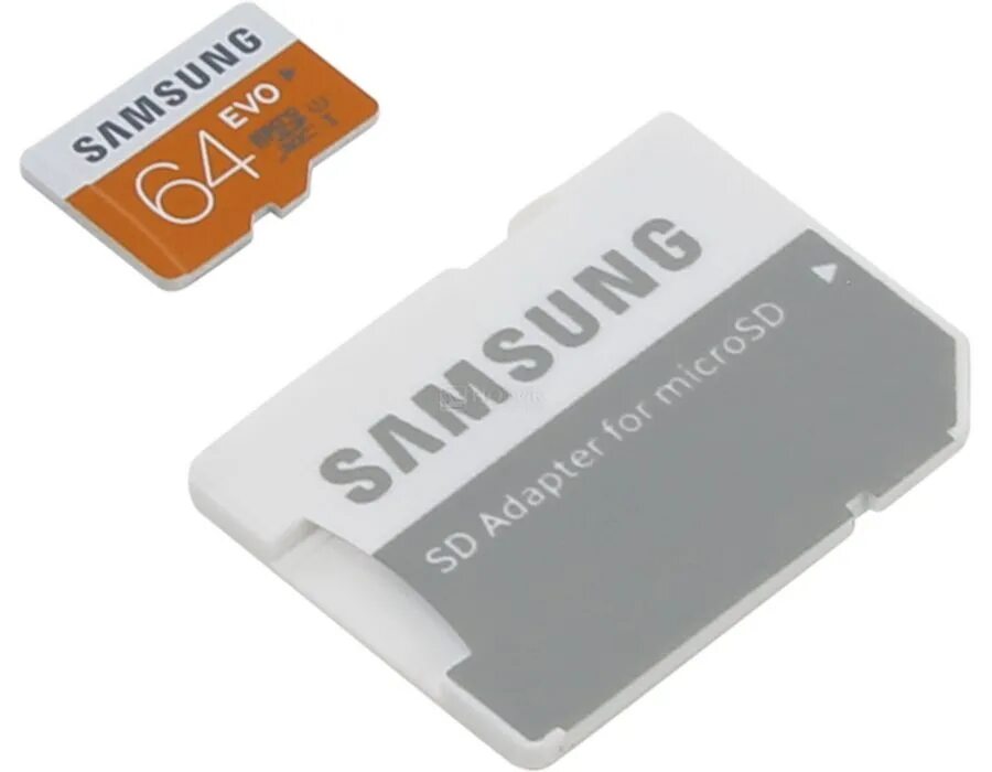 Карты памяти SD Samsung MicroSD 64Gb UHS-I U1 по цене 1 105 р. с доставкой в Вор