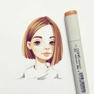 Как нарисовать маркерами человека