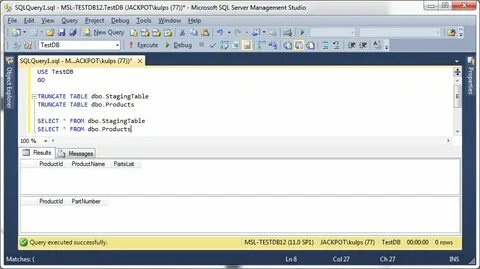 Sql truncate