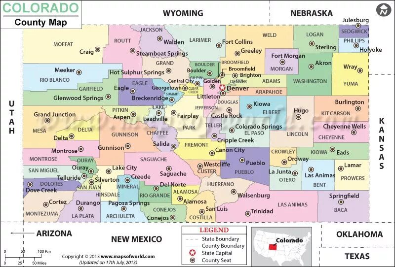 Cos map. Colorado counties. colorado map. douglas county, colorado map. colorado state on map.