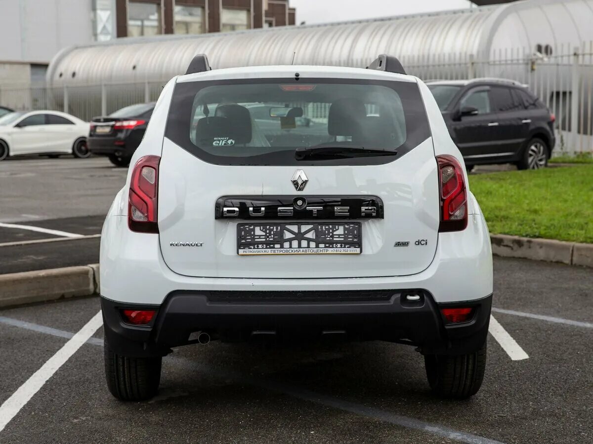 Защита заднего бампера для Renault Duster двойная (d42/d42) купить недорого в Ек