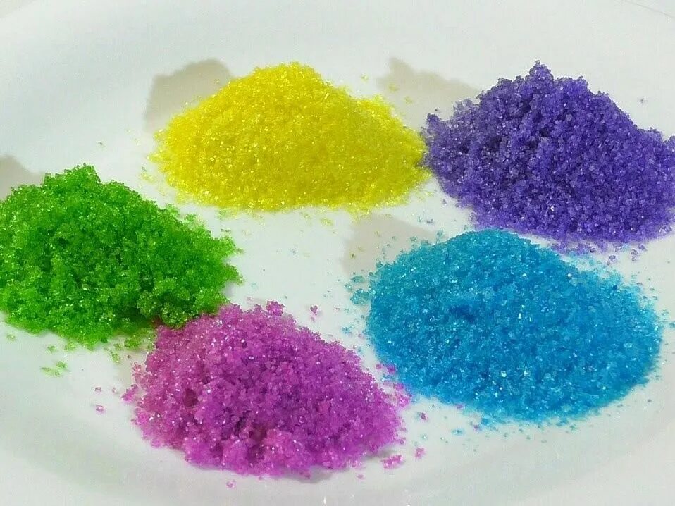 Технические добавки. Цветной сахар для украшения. Разноцветный сахар. Цветной сахар для ваты. Сахар крашенный.