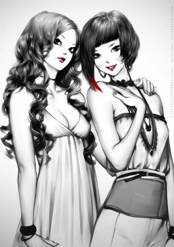 Рисунки 2 девушки. Две девушки рисунок. две девушки зарисовка. подружки арт. рисовать двух девушек.