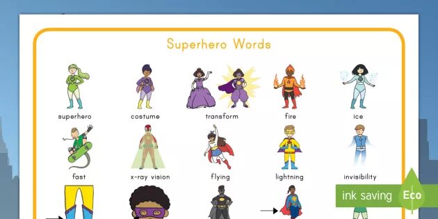 Супергерой на английском. Superhero Worksheet. Superheroes English for Kids. Супер герои на английском.